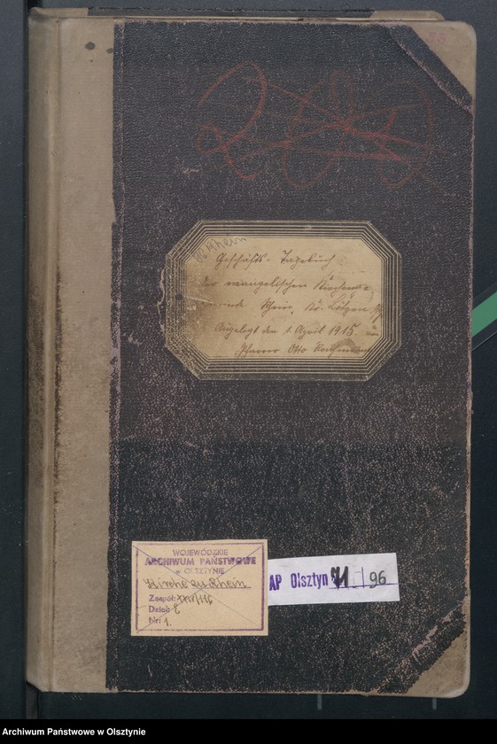 image.from.unit.number "Geschäfts Tagebuch Register der anausgegangenen Schreiben"