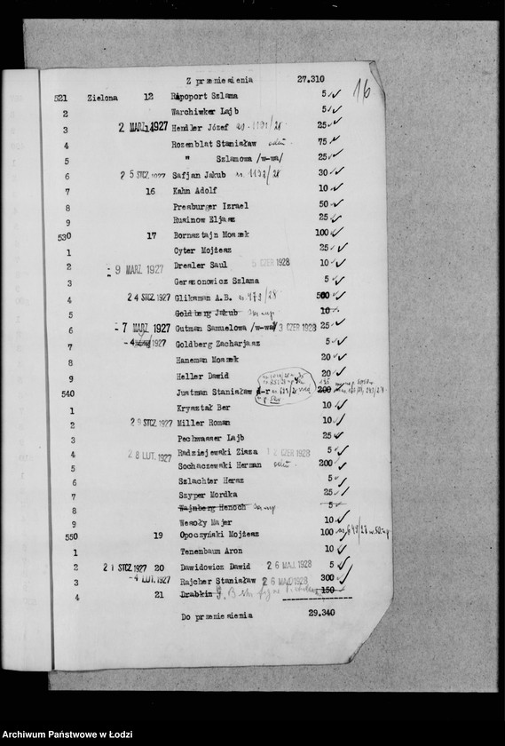 Obraz 20 z jednostki "Rejestr poborczy"