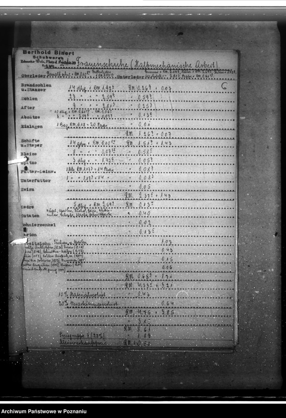 Obraz 10 z jednostki "Preise für Schuhwerk"