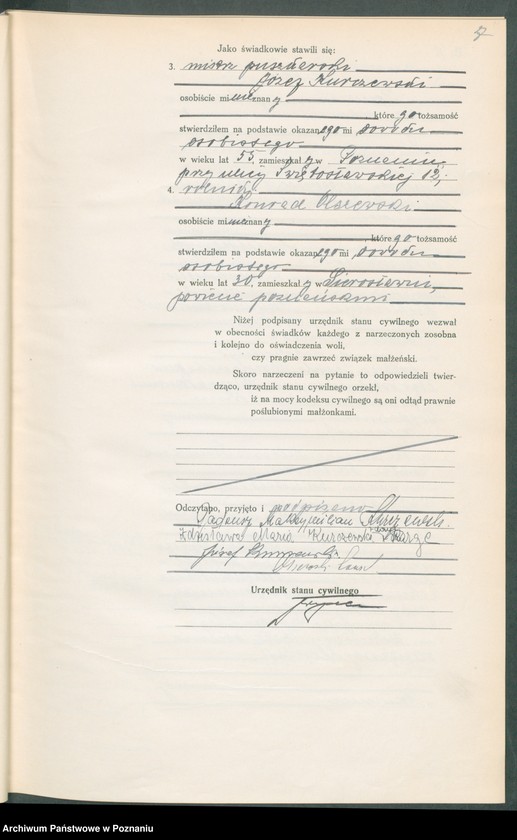 Obraz 9 z jednostki "Księga miejscowa małżeństw tom III [Rejestr główny małżeństw]"