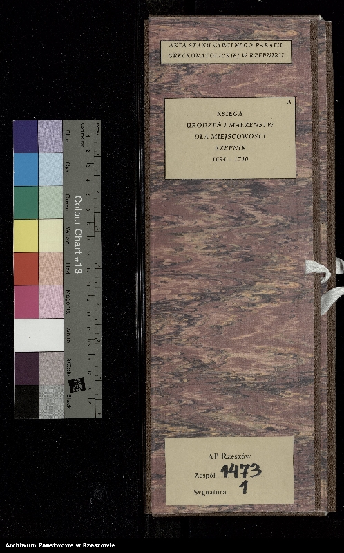 Obraz 2 z jednostki "Księga urodzeń i małżeństw dla miejscowości Rzepnik"