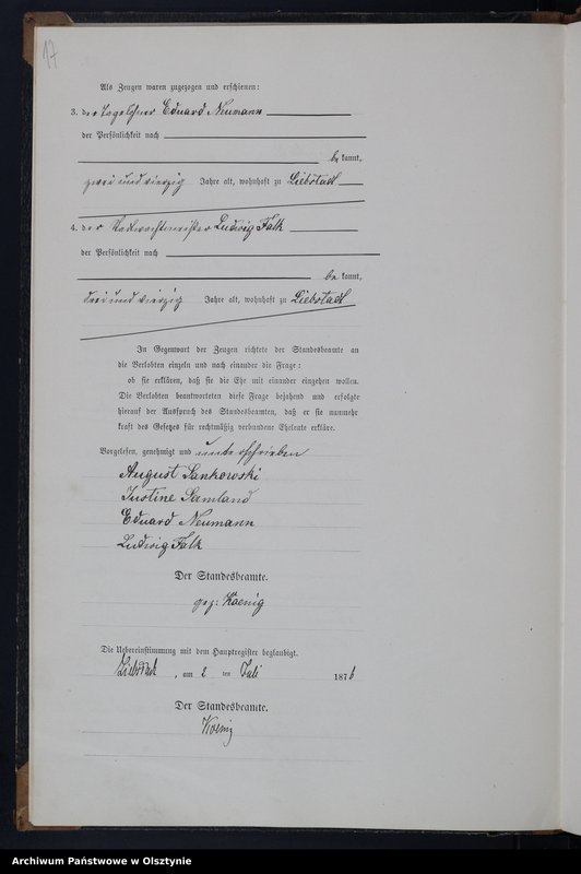 Obraz 19 z jednostki "Heiraths-Neben-Register Nr 1 - 16"