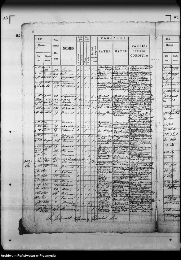 Obraz 19 z jednostki "[Kopie ksiąg metrykalnych parafii Hussaków z filiami Bojowice, Moczerady (dekanat Mościska)]"