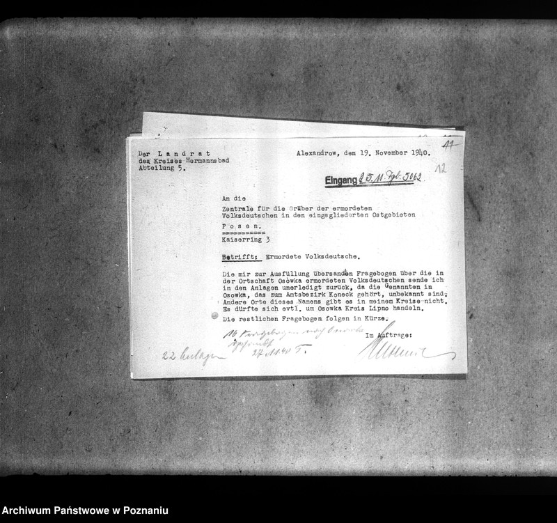 Obraz 16 z jednostki "Amtliche Meldungen Kreis Lipno"