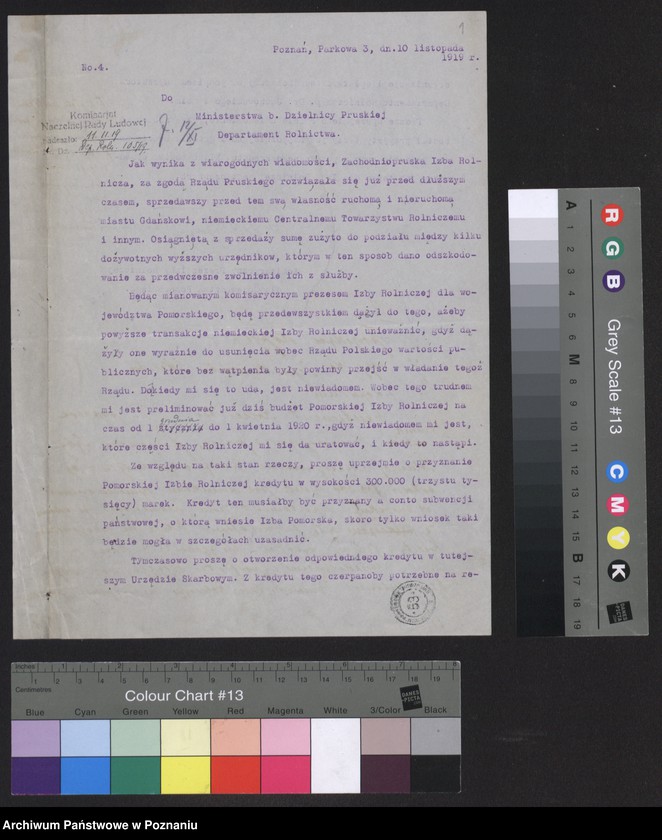 Obraz 3 z jednostki "[Pomorska Izba Rolnicza] - głównie sprawy budżetowe"