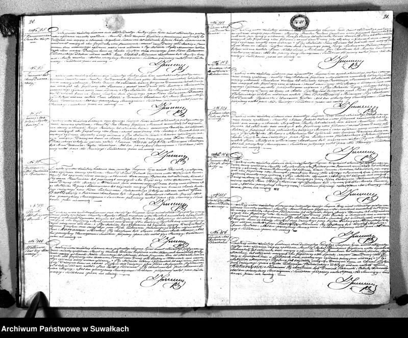 image.from.unit.number "Księga Duplikat Aktów Urodzenia, Zaślubienia i Zeyscia Parafii Liszkowskiey za rok 1845"