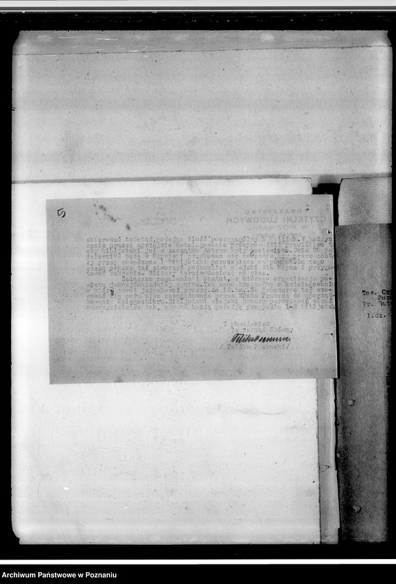 Obraz 9 z jednostki "Sprawozdania, okólniki, korespondencja"