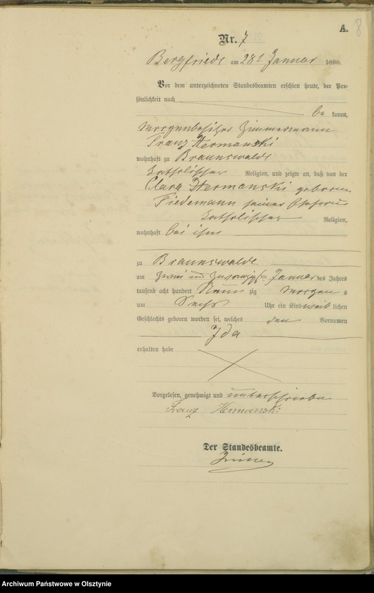 image.from.unit.number "Geburts-Haupt-Register Nr 1 - 103"