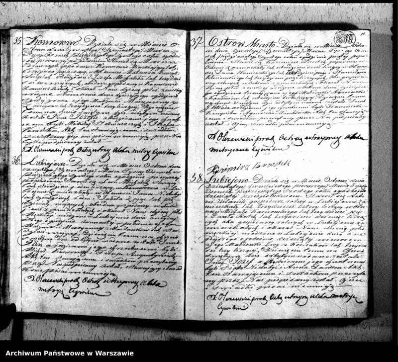 image.from.unit.number "Akta urodzeń, małżeństw i zgonów"