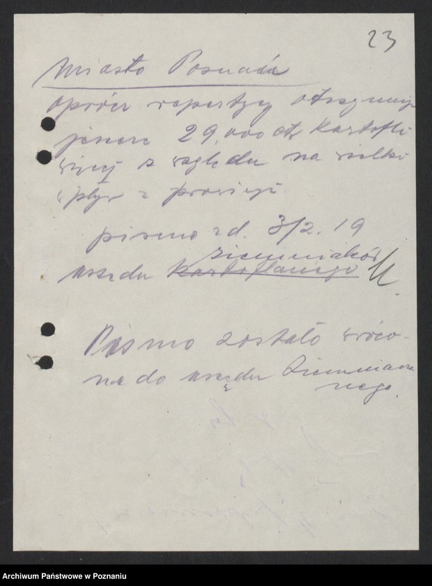 Obraz 15 z jednostki "[Gospodarka ziemniakami, m.in. rozporządzenia władz]"