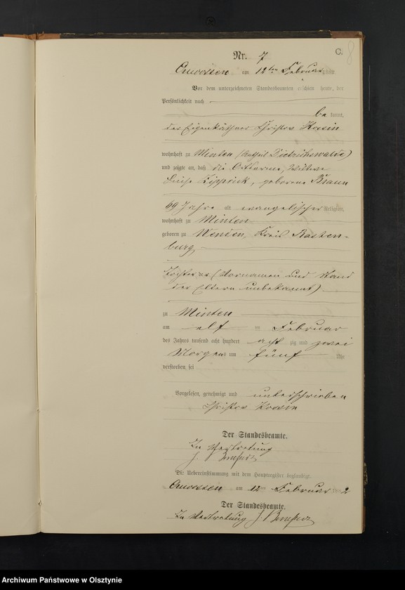 image.from.unit.number "Sterbe-Neben-Register Nr 1 - 57"
