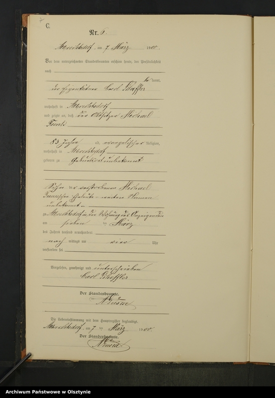 image.from.unit.number "Sterbe-Neben-Register Nr 1 - 29"