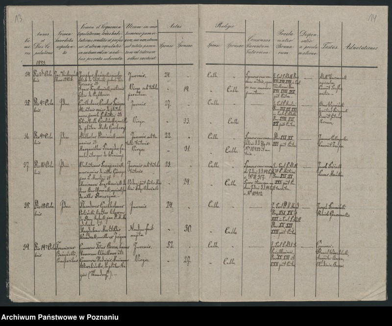 Obraz 9 z jednostki "Księga małżeństw"