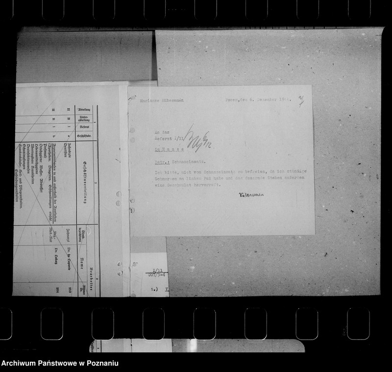 Obraz 12 z jednostki "Befreiung von Schanzarbeiten (weiblicha Gefolgschaftsmitglieder)"