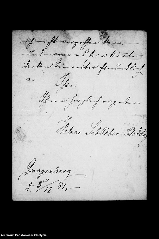 image.from.unit.number "/Helene v. Boddien geb. Gfin v. Schlieben- Sanditten an Anna Gfin Lehndorff geb. Gfin Hahn/"