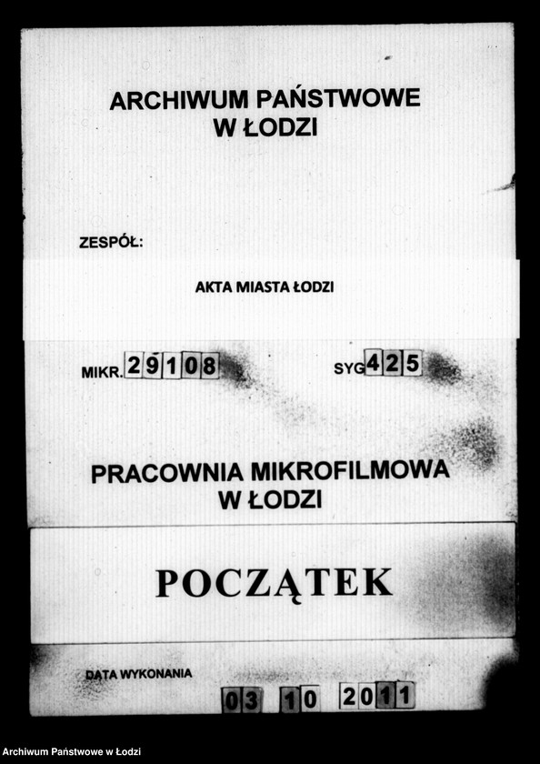 Obraz 1 z jednostki "[Dziennik korespondencyjny]"