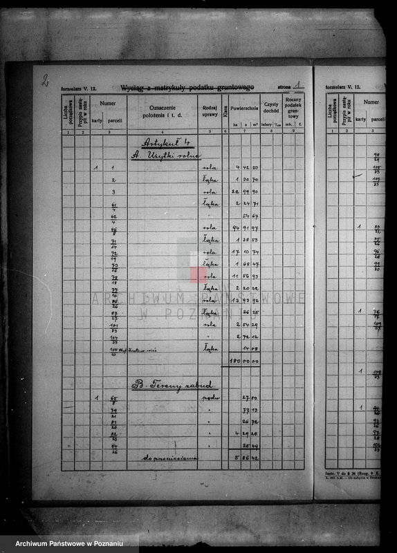 Obraz 6 z jednostki "Rejestr pomiarowy wyłączeń z art. 4 i 5 ustawy o reformie rolnej z majątku Kosztowo powiatu wyrzyskiego"