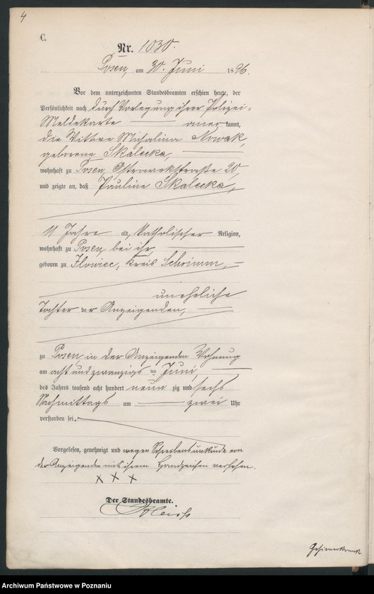 Obraz 7 z jednostki "Księga zgonów t. III"