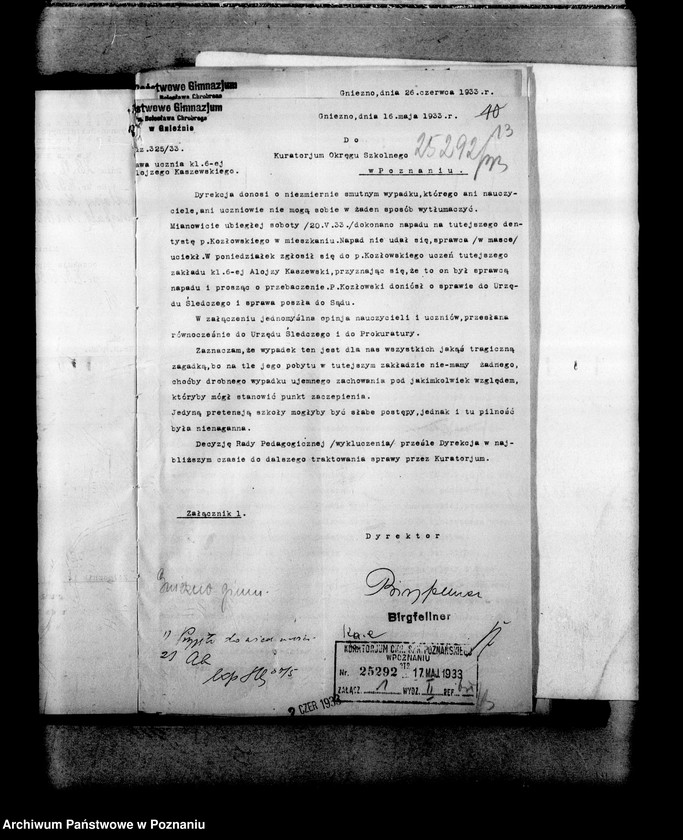 Obraz 17 z jednostki "Państwowe Gimnazjum imienia Bolesława Chrobrego- Gniezno"