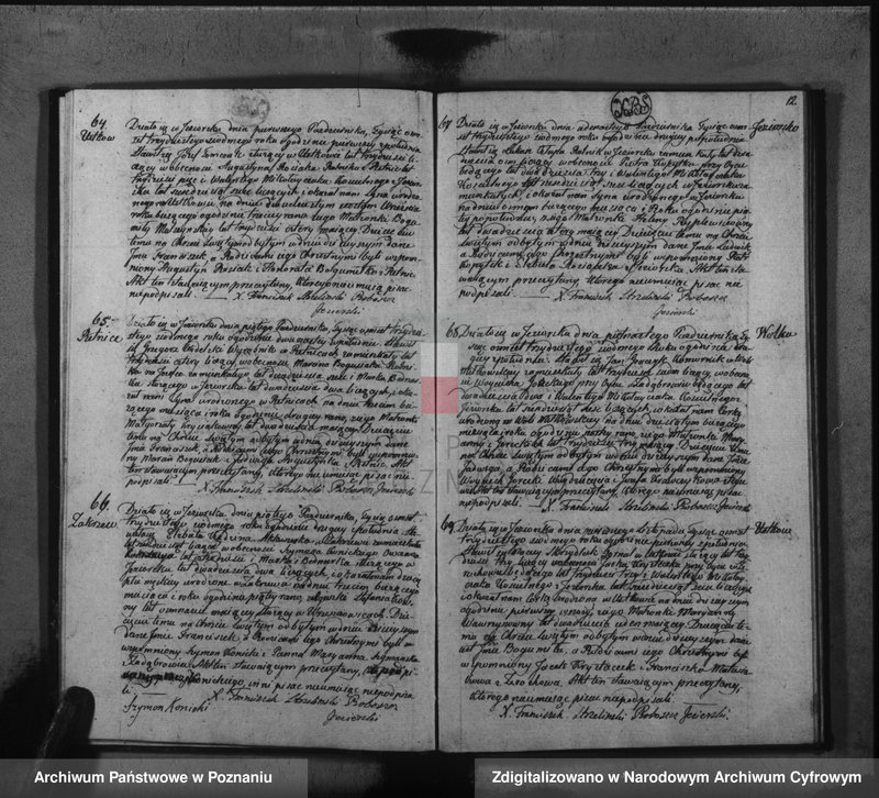 Obraz 14 z jednostki "Akta urodzeń, małżeństw i zgonu"