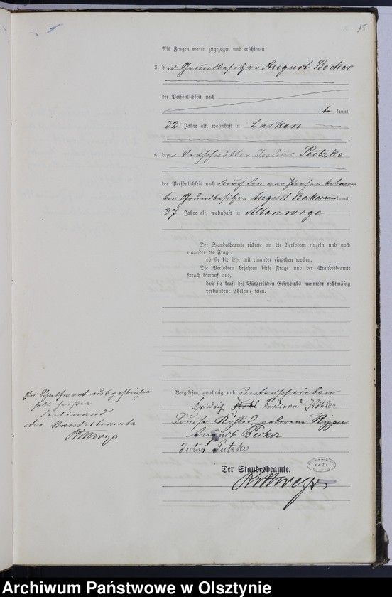 image.from.unit.number "Heiraths-Haupt-Register Nr 1 - 33"