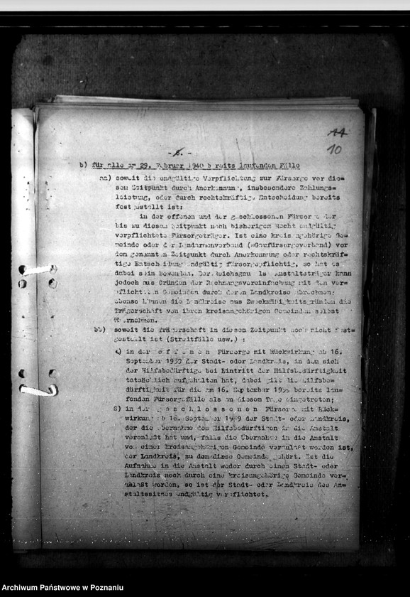 Obraz 14 z jednostki "Protokoły z konferencji, zarządzenia i korespondencja w sprawie opieki społecznej"