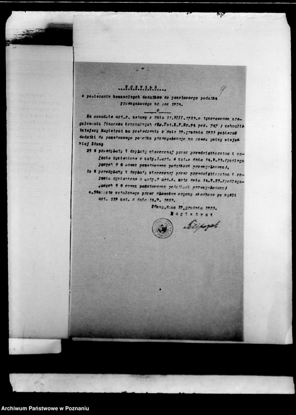 Obraz 13 z jednostki "Podatki Komunalne miasta Zduny"