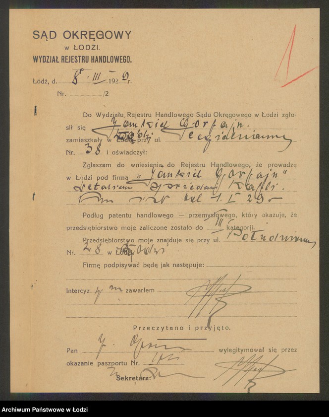 Obraz 3 z jednostki "Jankiel Gorfajn- detaliczna sprzedaż kafli"