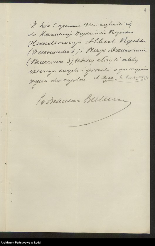 Obraz 10 z jednostki "A.Rychter i S.Dawidowicz- tkalnia i przędzalnia zarobkowa"