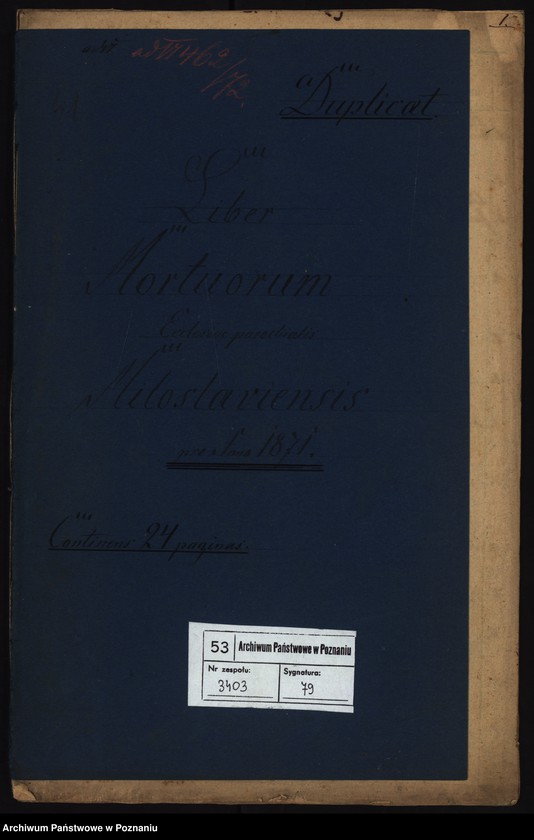 Obraz 2 z jednostki "Liber Mortuorum"