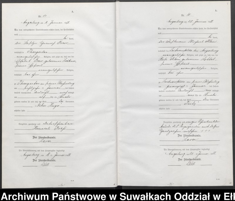 image.from.unit.number "[Geburts-Neben-Register des Preussisches Standes-Amtes Angerburg Kreis Angerburg]"