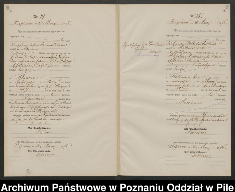 Obraz 15 z jednostki "Księga urodzeń"