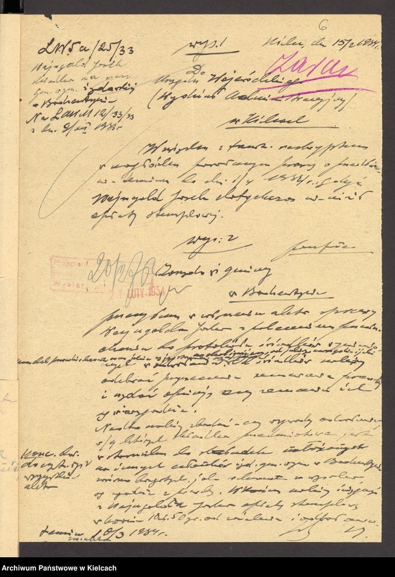 Obraz 8 z jednostki "[Odwołanie od wymiaru składki na rzecz gminy wyznaniowej żydowskiej w Bodzentynie]"