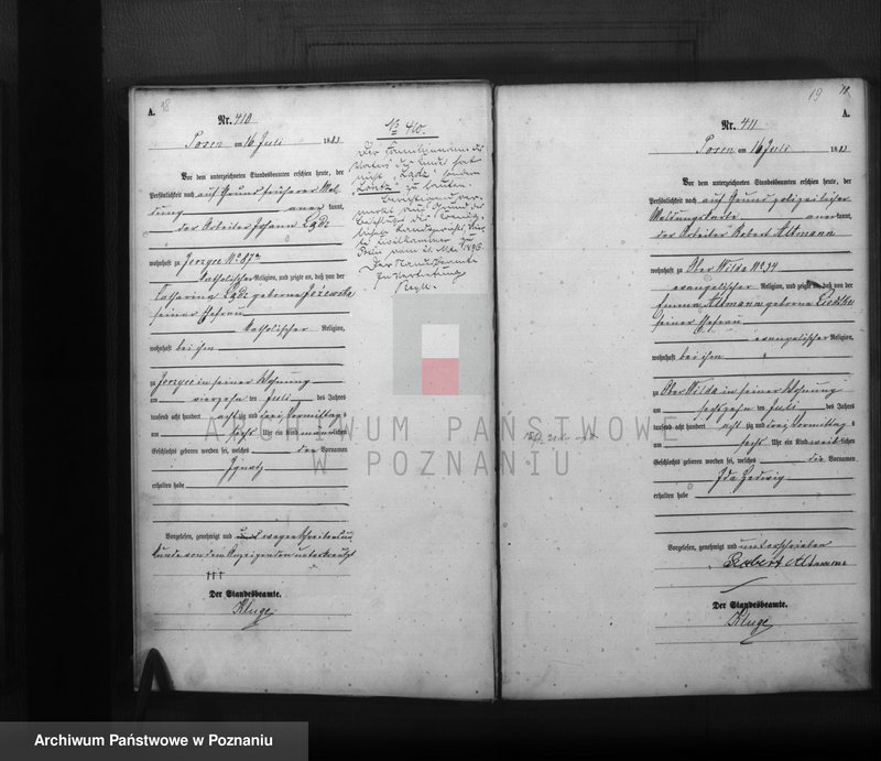 Obraz 11 z jednostki "Księga urodzeń t. II"