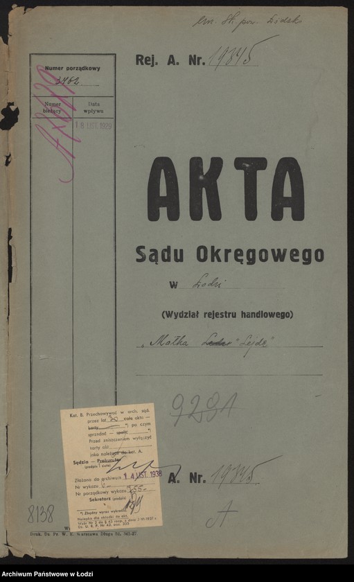 Obraz 2 z jednostki "Małka Lejda- sklep spożywczo-kolonialny, Zgierz"