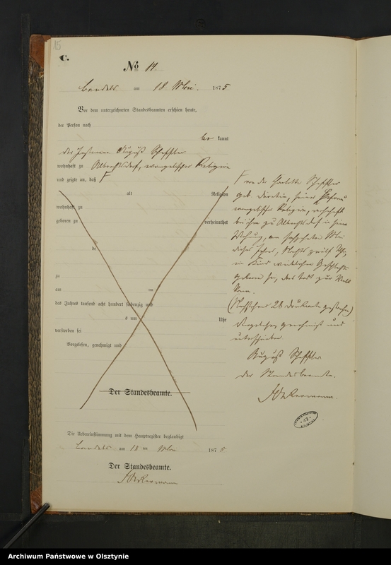 image.from.unit.number "Sterbe-Neben-Register Nr 1 - 41"