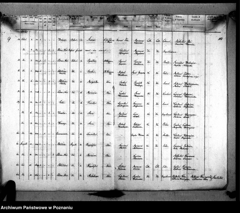 Obraz 7 z jednostki "Liber baptisatorum"