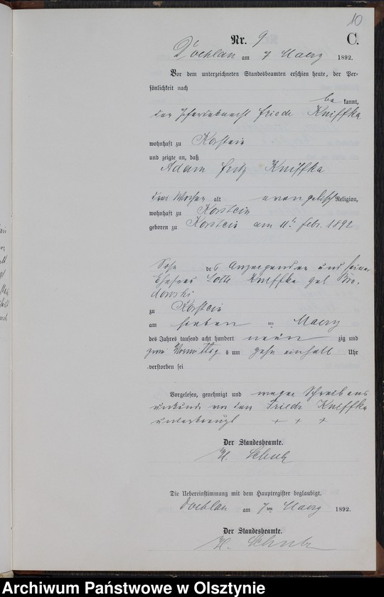 image.from.unit.number "Sterbe-Neben-Register Nr 1 - 33"