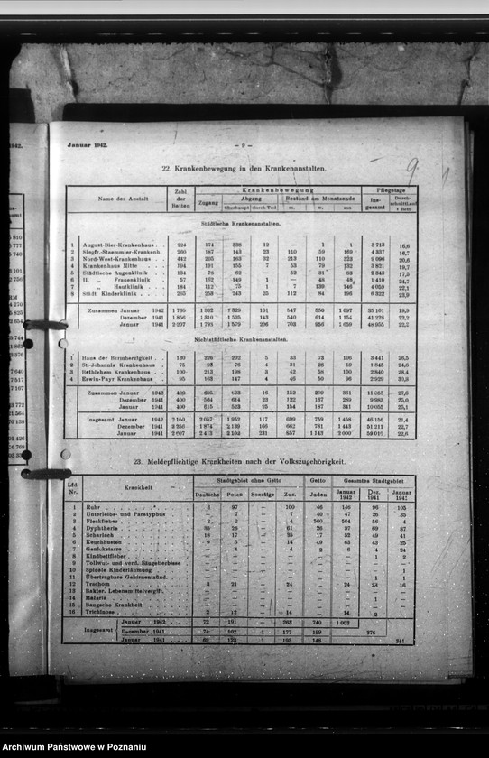 Obraz 13 z jednostki "Litzmannstadt - Statistische Monats- Berichte"