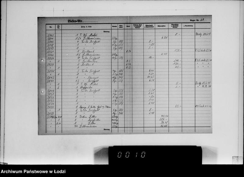 Obraz 8 z jednostki "[Dziennik przychodu kosztowności]"