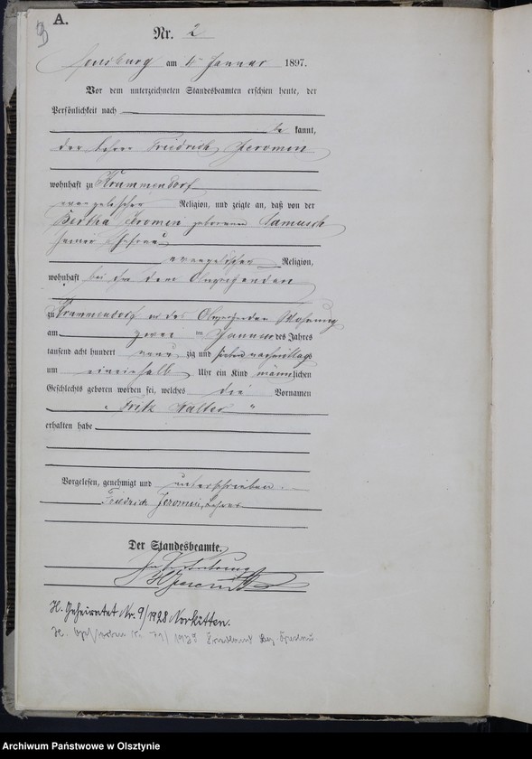 image.from.unit.number "Geburts-Haupt-Register Nr 1 - 321"