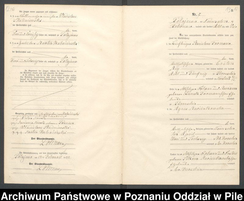 Obraz 9 z jednostki "Księga małżeństw"