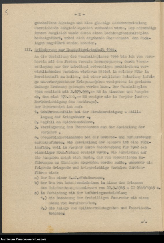 Obraz 8 z jednostki "[Haushaltssatzung der Stadt Lissa]"