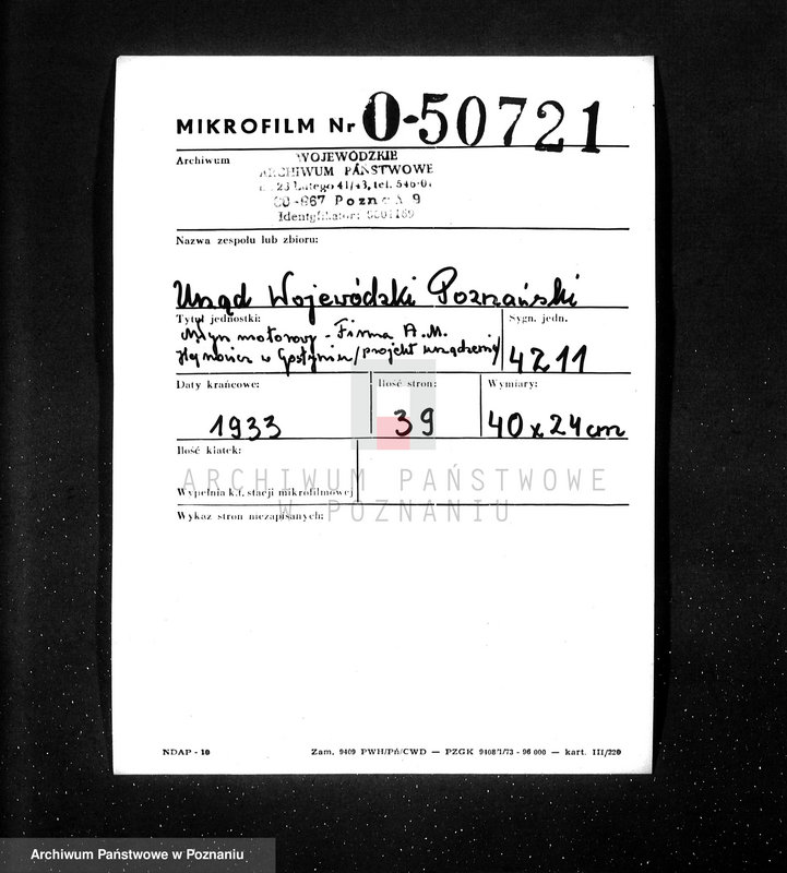 Obraz 2 z jednostki "Tartak parowy W. Nawrockiego w Gostyniu nr woj. kotła 3119"