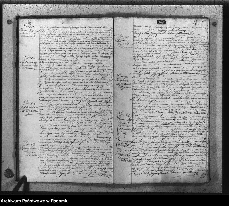 image.from.unit.number "Duplikat urodzonych, zaślubionych i zmarłych w parafii Głowaczew akta w sobie mieszczący za rok 1845"