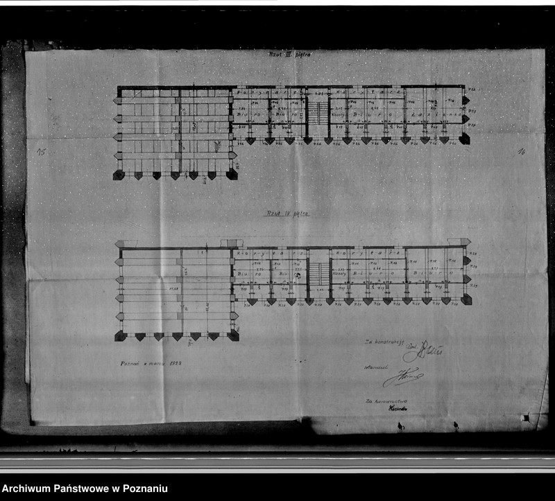 Obraz 16 z jednostki "Projekt budowy Elektrowni Miejskiej w Poznaniu rzuty"