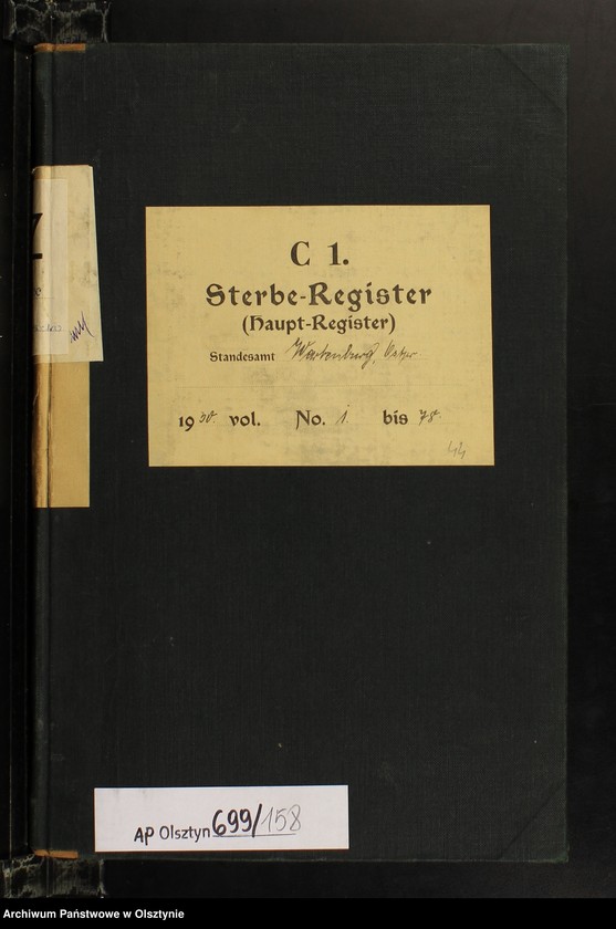 image.from.unit.number "Sterbe-Haupt-Register Nr 1 - 78"