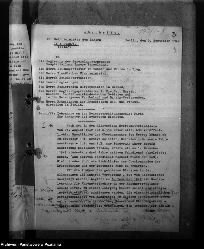 Obraz 7 z jednostki "Ausbildung des Beamtennachwuchses"