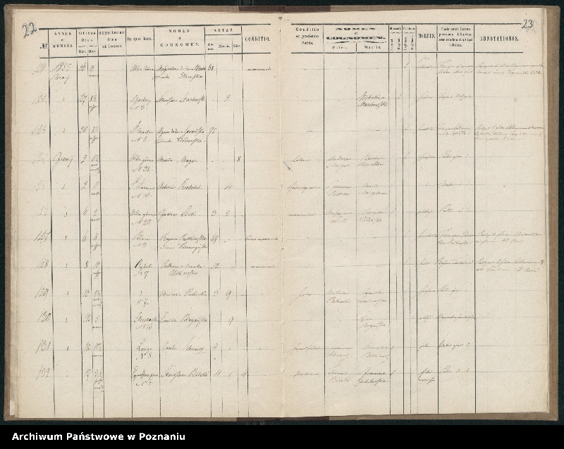 Obraz 14 z jednostki "Księga zgonów"