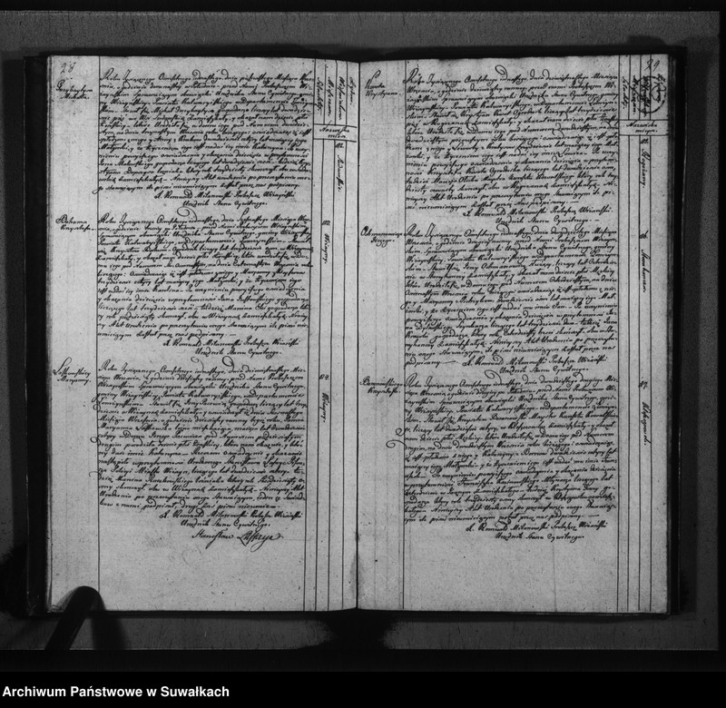 image.from.unit.number "Księga do zapisywania aktów cywilnych urodzenia gminy wiżajńskiey, departamentu łomżyńskiego, powiatu kalwaryjskiego"